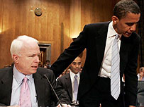 McCain începe campania împotriva lui Obama în dezavantaj