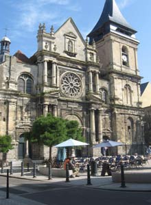 Orășelul Dieppe, ca multe altele din Franța, are o catedrală impresionantă