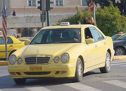 Și la Atena taximetriștii sunt comentatori politici amatori