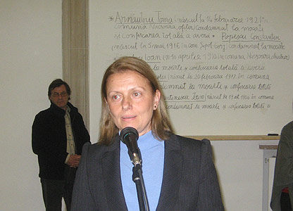 Ioana Voicu-Arnăuțoiu a făcut o evocare plină de emoție a grupului de rezistenți