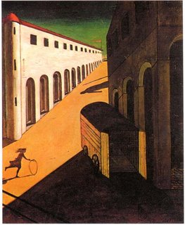Giorgio de Chirico - Mystere et melancolie d une rue, 1914