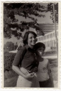 Tania cu fratele ei 1979