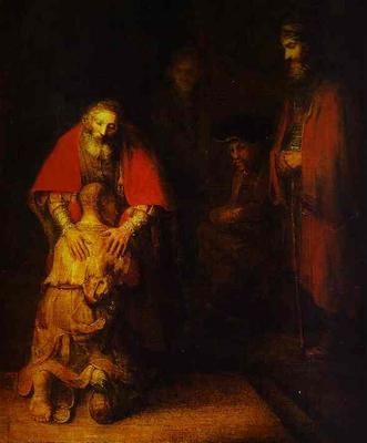 Rembrandt, Intoarcerea fiului risipitor, Muzeul Ermitaj, Sankt Petersburg