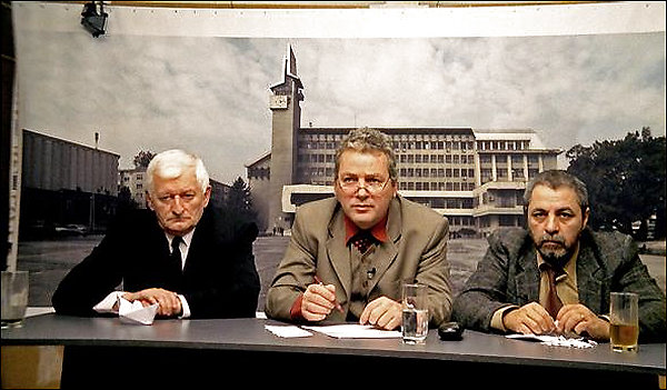 De la stinga la dreapta: Teodor Corban, Mircea Andreescu si Ion Sapdaru.  Photo credit: Tartan Films