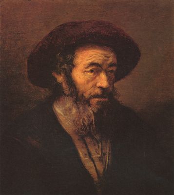 Rembrandt Harmensz van Rijn: Batrân cu palarie