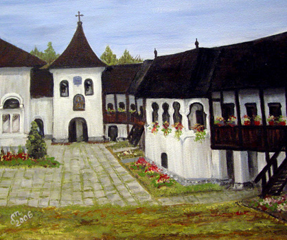 Manastirea Polovragi, pictura de D. Maier
